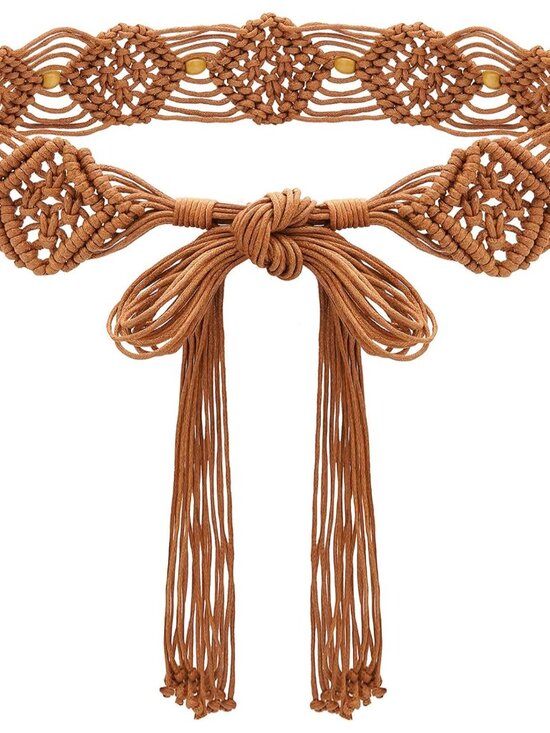 Accessories - Boho Braid Belt for Women Bohemian Woven Waist Belts for Dress